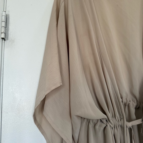 Time and Tru Light Tan Swimsuit Coverup - Picture 3 of 3